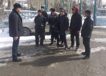 Чорабинии судманд дар деҳаи Басманди Ҷамоати деҳоти Ваҳдат