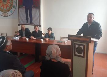 Корҳои иттилоотӣ ва фаҳмондадиҳӣ доир ба мавзӯи “Муҳоҷирати бехатар”дар Ҷамоати шаҳраки Шуроби шаҳри Исфара