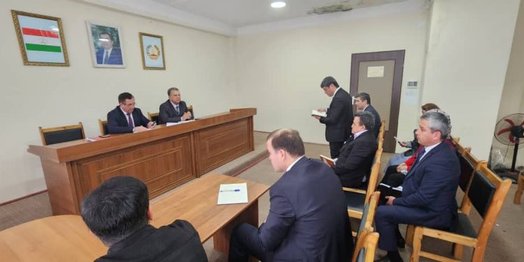 Вохӯрӣ дар Раёсати Хадамоти муҳоҷират дар вилояти Суғд