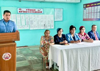 Корҳои фаҳмондадиҳӣ дар Ҷамоати шаҳраки Нурафшони шаҳри Исфара