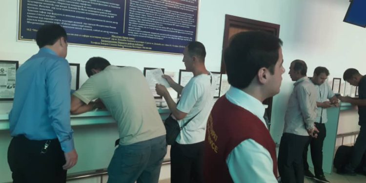 Корҳои фаҳмондадиҳӣ дар фурудгоҳҳои шаҳри Душанбе, Хуҷанд, Бохтар ва Кӯлоб