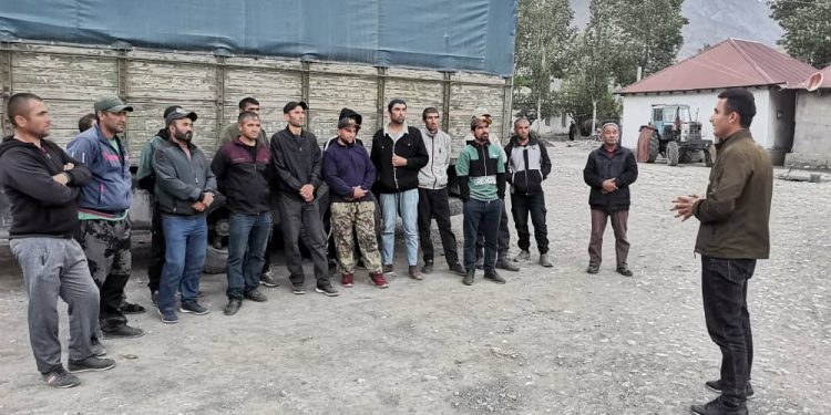 Корҳои фаҳмондадиҳӣ бо сокинони ноҳияи Кӯҳистони Мастчоҳ