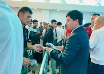 Корҳои фаҳмондадиҳӣ дар фурудгоҳи шаҳри Душанбе