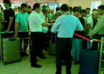 Корҳои фаҳмондадиҳӣ дар фурудгоҳи шаҳри Душанбе