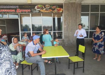 Корҳои иттилоотӣ – маърифатӣ дар терминали мусофиркашонии роҳи “Абрешим”- и шаҳри Хуҷанд