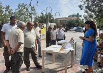 Ярмаркаи ҷойҳои кории холӣ дар маркази шаҳри Конибодом