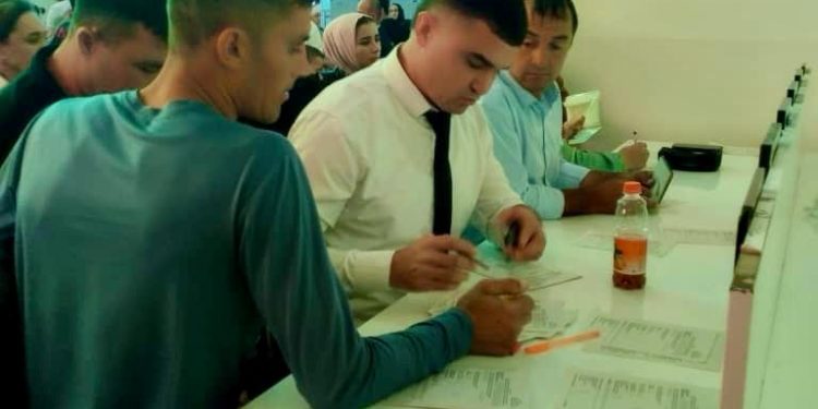 Корҳои фаҳмондадиҳӣ ҷиҳати муҳоҷирати бехатар бо шаҳрвандони ҷумҳурӣ дар “Фурудгоҳи байналмилалии шаҳри Душанбе”