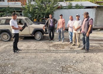 Вохурӣ бо сокинони деҳаи Хайрободи ноҳияи Кӯҳистони Мастчоҳ