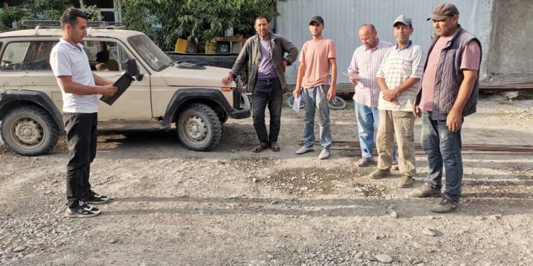 Вохурӣ бо сокинони деҳаи Хайрободи ноҳияи Кӯҳистони Мастчоҳ