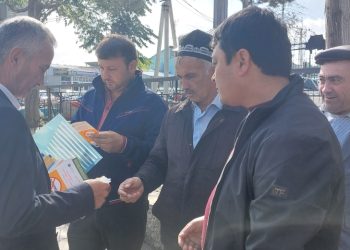 Корҳои фаҳмондадиҳӣ дар маркази  шаҳри Панҷакент