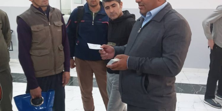 Вохӯри бо муҳоҷирони меҳнатӣ дар “Фурӯдгоҳи байналмилалии  шаҳри Кӯлоб”