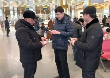 Корҳои фаҳмондадиҳӣ дар “Фурудгоҳи байналмилалии  шаҳри Хуҷанд” ва “Истгоҳи роҳи оҳан” идома дорад