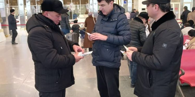 Корҳои фаҳмондадиҳӣ дар “Фурудгоҳи байналмилалии  шаҳри Хуҷанд” ва “Истгоҳи роҳи оҳан” идома дорад