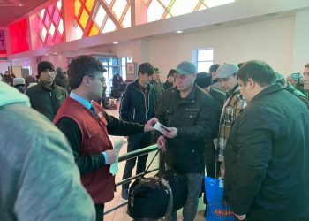 Пурзур намудани корҳои фаҳмондадиҳӣ дар “Фурудгоҳи байналмилалии шаҳри Душанбе”