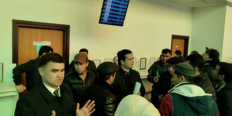 Корҳои фаҳмондадиҳӣ ҷиҳати муҳоҷирати бехатар дар “Фурудгоҳи байналмилалии шаҳри Душанбе”