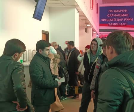 Корҳои фаҳмондадиҳӣ дар “Фурудгоҳи байналмилалии шаҳри Душанбе”