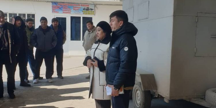 Встреча на пассажирском терминале рохи «Абрешим» города Худжанда