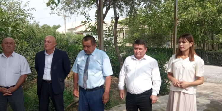 Идомаи чорабинии судманд дар маҳаллаи Иқболи ноҳияи Ҷаббор Расулов