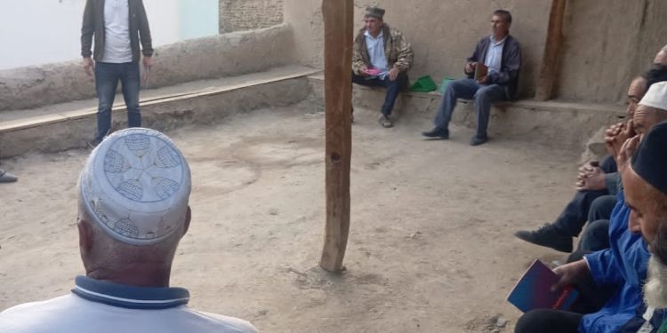 Идомаи чорабиниҳои иттилоотӣ-маърифатӣ бо муҳоҷирони меҳнатӣдар ноҳияи Кӯҳистони Мастчоҳ