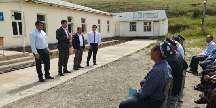 Чорабинии саривақтӣ дар ноҳияи Шаҳристон