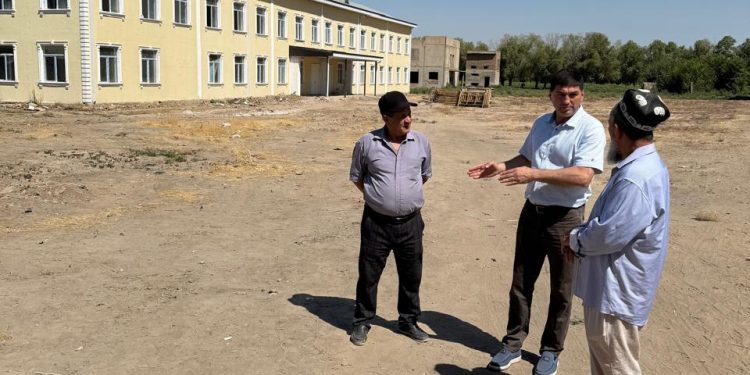 Рафти ободонии ҷамоати деҳоти Тахти Сангин ноҳияи Қубодиён