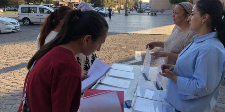 Ярмаркаи ҷойҳои кории холӣ дар боғи Камоли Хуҷандӣ