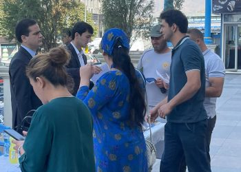 Ярмаркаи навбатӣ дар назди бозори “Меҳргон”