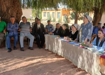 Баргузории вохӯрӣ бо сокинони ҷамоатҳои деҳоти ноҳияи Файзобод