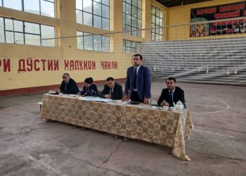 Встреча с жителями села Ширкент города Турсунзаде