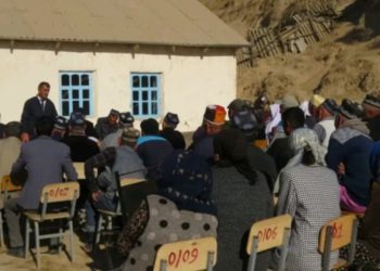 Встреча рабочей группы с жителями района Темурмалик