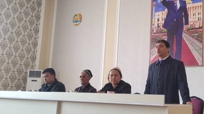 Плодотворная встреча с жителями села Офтоблико города Куляба