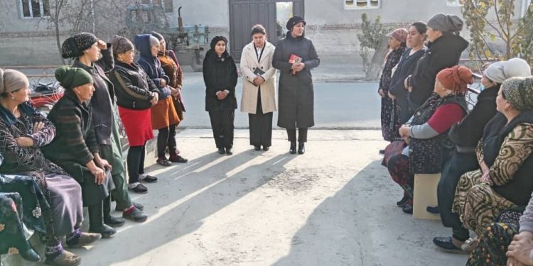 Информационно-разъяснительная работа в районе Спитамен