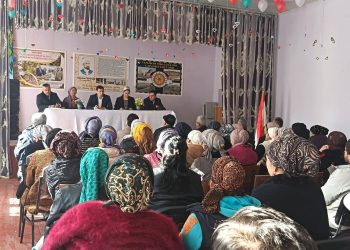 Вохӯрии гурӯҳи таблиғотӣ бо сокинони Ҷамоати деҳоти Шаҳринав ноҳияи Шаҳринав