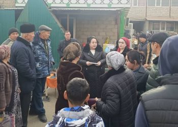 Встреча с жителями сельского джамоата Ориён Аштского района