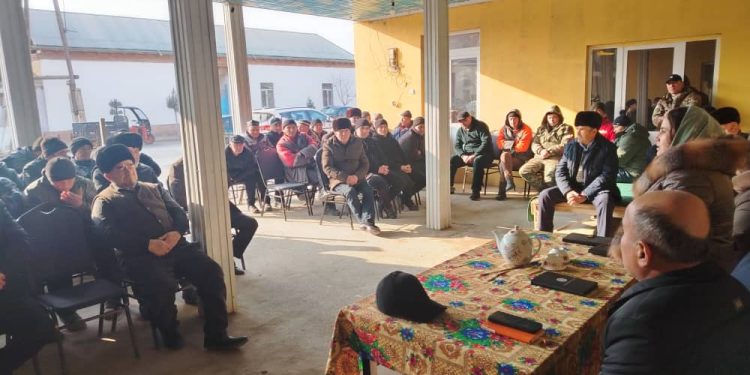 Плодотворная встреча с жителями города Конибодом