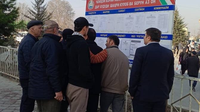 Ярмарка вакансий и свободных рабочих мест в городе Куляб