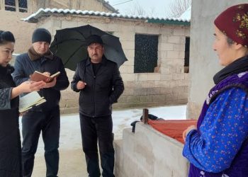 Чорабинии иттилоотӣ – фаҳмондадиҳӣ  бо  сокинони деҳаи Тоқакаппаи Ҷамоати деҳоти Даҳанаи шаҳри Кӯлоб