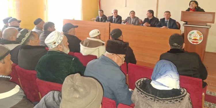 Мулоқоти судманд бо сокинони Ҷамоати деҳоти Лоҳури ноҳияи Рӯдакӣ