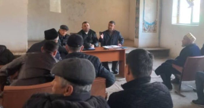 Очередная встреча с жителями сельскогго джамоата Кушктеппа района  Темурмалик