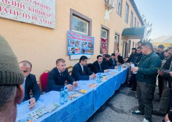 Проведение ярмарки вакансий в районе Рудаки