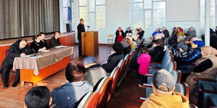 Очередная встреча с жителями района Джалолиддини Балхи