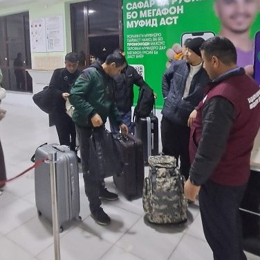 Проведение разъяснительной работы в “Международном аэропорту Куляб”