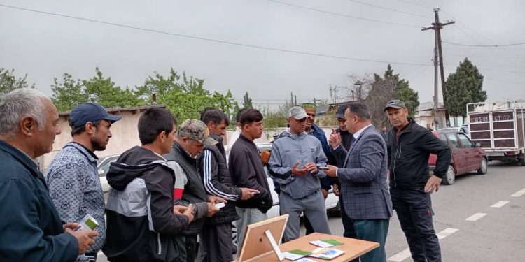 Проведение разъяснительной работы среди жителей Шахринавского района