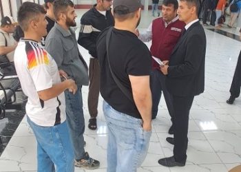 Суҳбату вохӯриҳо бо шаҳрвандон – муҳоҷирони меҳнатии бозгашта дар “Фурудгоҳи байналмилалии Кӯлоб”