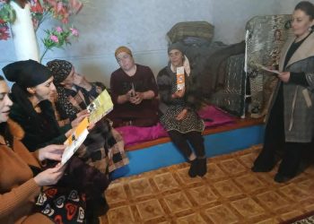Встреча с жителями улицы И. Сомони 2 Мургабского района
