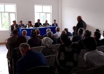 Встреча рабочей группы с активистами и жителями сельского джамоата Кангурт Темурмаликского района