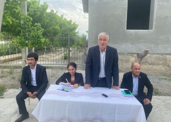 Корҳои фаҳмондадиҳи бо сокинони  маҳаллаи Токзори шаҳри Конибодом