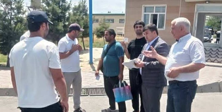 Информационно – просветительская работа с гражданами на пограничном переходе “Дружба” в городе Турсунзода