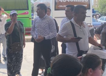 Встреча с гражданами, отправляющим в Российскую Федерацию пассажирским транспортом