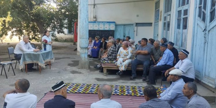 Плодотворная встреча с жителями города Конибодом